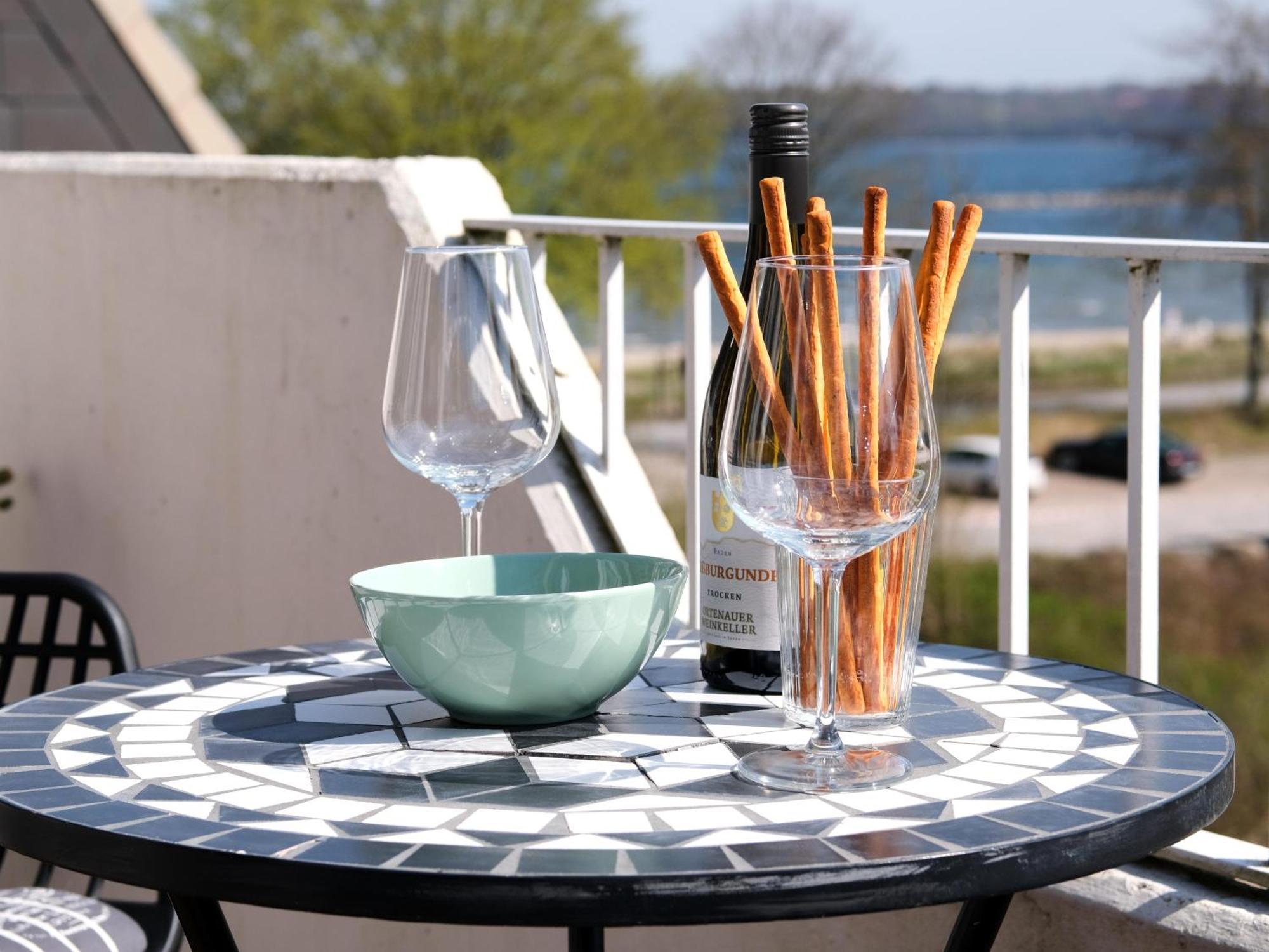 Ostsee, Wunderschoene Wohnung Mit Meerblick Harrislee Esterno foto